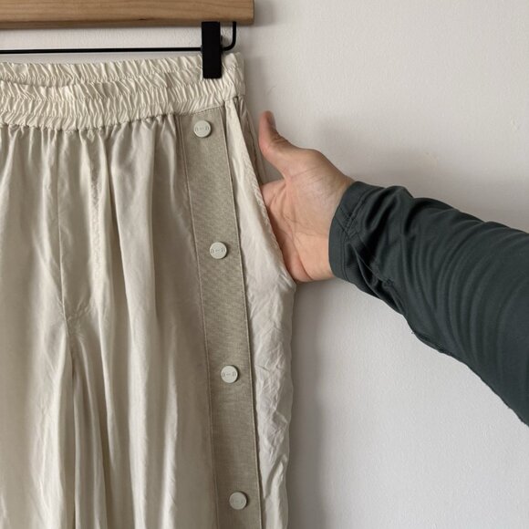 Artica Arbox Wide Leg Snap Closure Pants - Beige - US Size S Made In Italy READ - Picture 5 of 16